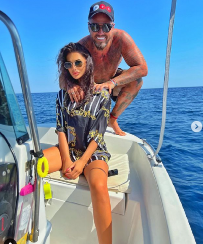 Бившият футболен национал Благой Георгиев и последната му жена Полина