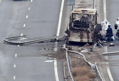 Спряно е досъдебното производство за катастрофата с македонския автобус при