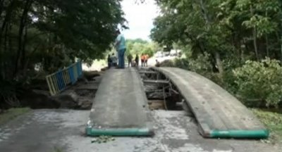 Военните вдигаха мост в село Богдан