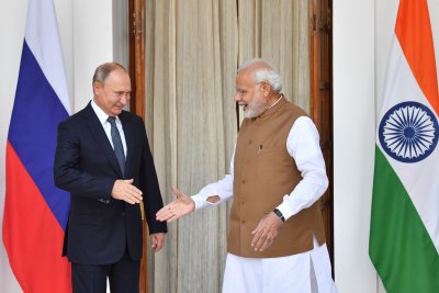 Индийският премиер Нарендра Моди каза в петък на руския президент