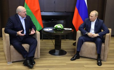Лукашенко и Путин с работна среща