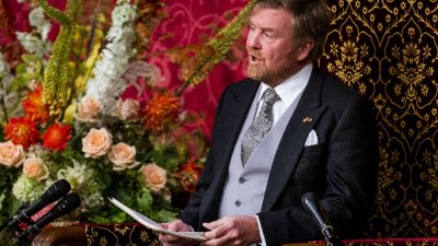 Годишната реч на нидерландския крал Вилем Александър в парламента във вторник