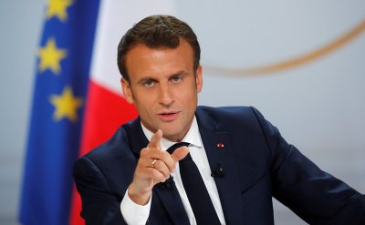 Президентът на Франция Еманюел Макрон осъди твърдо анексирането от Русия