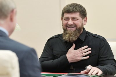 Ръководителят на Чечения Рамзан Кадиров  който наскоро критикува руските генерали включително