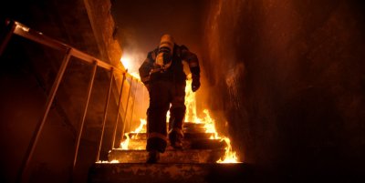 Пожар в цех за пелети край Пловдив