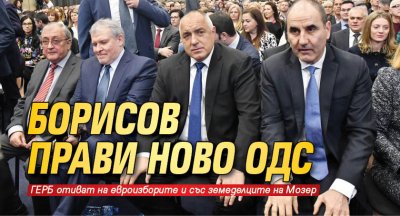 Борисов прави ново ОДС, съюзи се с Мозер