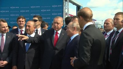 Путин и Ердоган откриха авиокосмическо изложение
