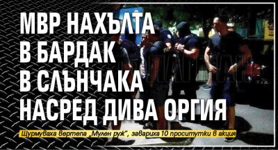 МВР нахълта в бардак в Слънчака насред дива оргия