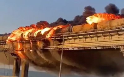 Камионът взривил Кримския мост нито е влизал в България нито