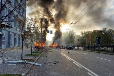 Ракета е паднала близо до румънското посолство в Киев