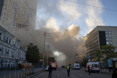 Дронове камикадзе удариха Киев