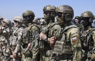 Руските военнослужещи в състава на съвместната регионална група войски РГВ
