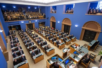 Естонският парламент прие днес с 88 гласа изявление в което