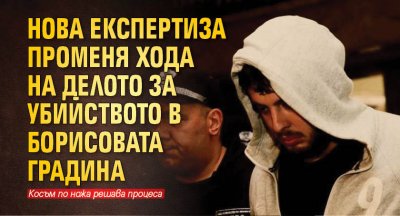 Нова експертиза променя хода на делото за убийството в Борисовата градина