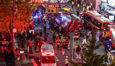 КОШМАР: Десетки загинаха в Сеул по време на тържество за Хелоуин