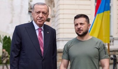 Президентът на Украйна Володимир Зеленски благодари на турския си колега