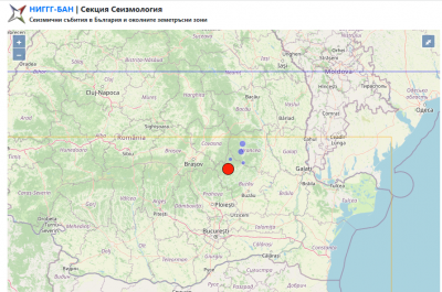 Земетресение с магнитуд 5 6 по скалата на Рихтер е регистрирано