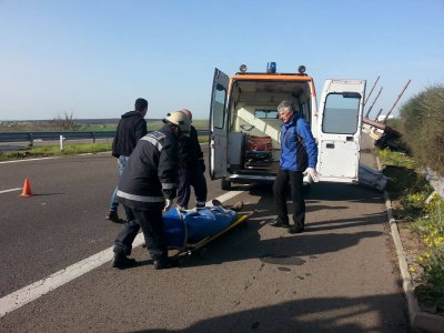 Шофьор се блъсна в пътен знак край Севлиево, загина на място