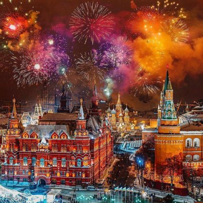 На новогодишните празници в Москва няма да има фойерверки и