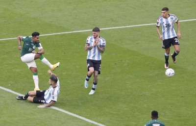 Мачът от груповата фаза на Световното първенство между Аржентина и