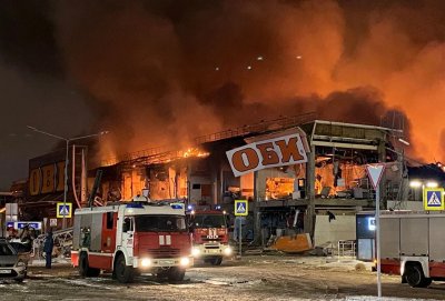 ГО(во)РИ МОСКВА: Пожарът в ТЦ "Мега Химки" в СНИМКИ+ВИДЕО