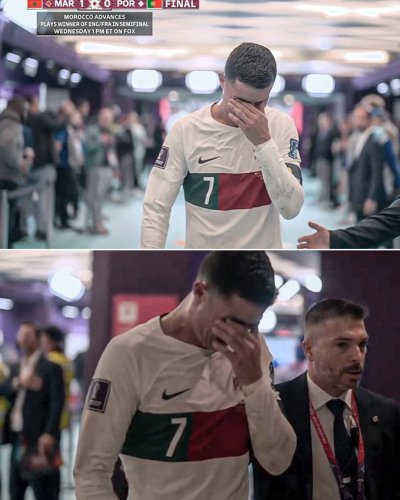 Кристиано Роналдо напусна терена със сълзи на очи последния си