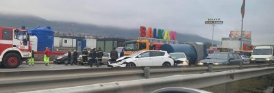Жена е самокатастрофирала на Околовръстното шосе в София преди кръговото
