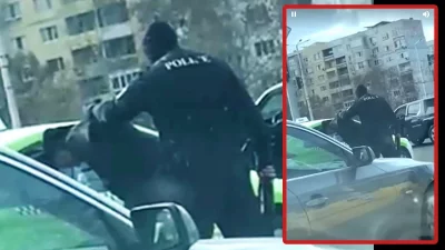 Маскирани полицаи извършиха зрелищен арест в центъра на Пловдив преди