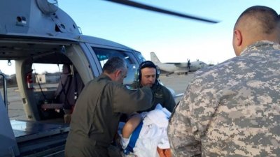 Добра новина за родилката, спасена с хеликоптер