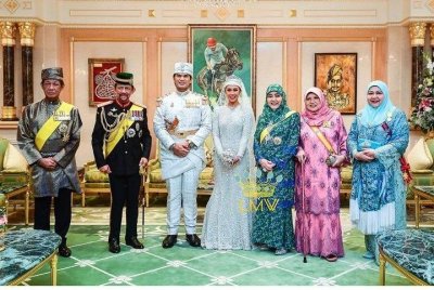 Султанът на Бруней омъжи дъщеря си за сина на брат си