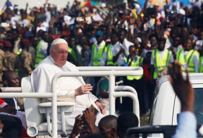 Папата призова за опрощение пред един милион души в ДР Конго