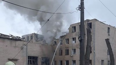 Две руски ракети поразиха центъра на град Харков в Североизточна