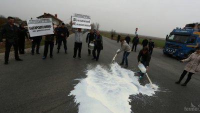 Логично: Фермери на протест заради ниска изкупна цена на млякото