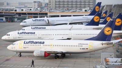 Стачка на германския профсъюз Верди принуди авиокомпания Луфтханза да отмени