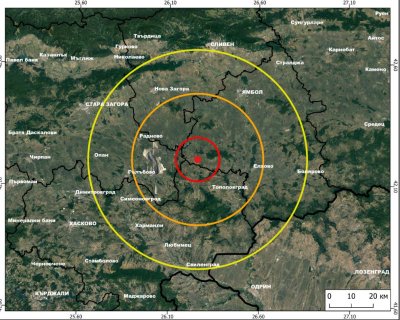 Леко земетресение е регистрирано в района на Тополовград Информацията е