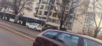 Катастрофа с автобус на градския транспорт в София Превозното средство