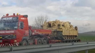 Колони танкове на влекачи са забелязани на магистрала Тракия в