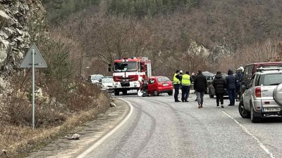 Тежка катастрофа блокира пътя Банко Гоце Делчев в неделя При инцидента