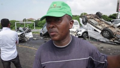 Масова катастрофа затвори централна магистрала в Южна Африка по време