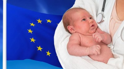 В Европейския съюз през 2021 г са се родили около 4 09