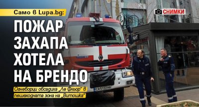 Първо в Lupa.bg: Пожар захапа хотела на Брендо (СНИМКИ)