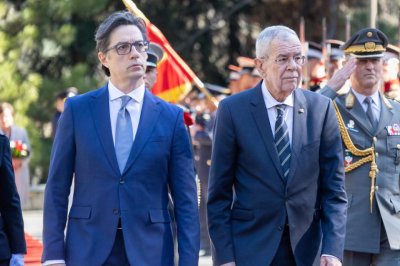 Пендаровски пред президента на Австрия: Ако българите бъдат вписани в Конституцията ни, РСМ няма да загине