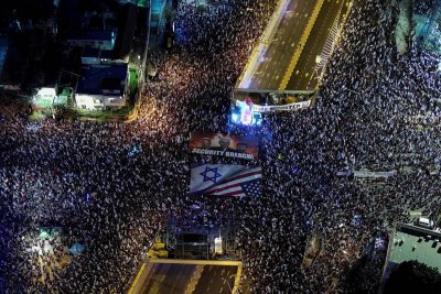 Над 150 000 души протестираха срещу съдебната реформа в Израел