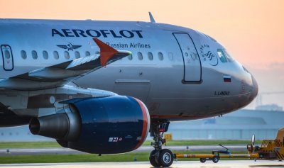 Руският авиопревозвач Аерофлот за първи път в историята изпрати самолет