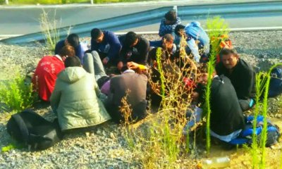 46 мигранти са задържани край Гурково