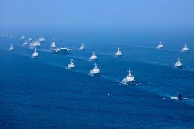 Учение!? Китайски и тайвански кораби са застанали едни срещу други 