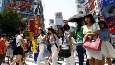 Япония се топи с рекорден темп