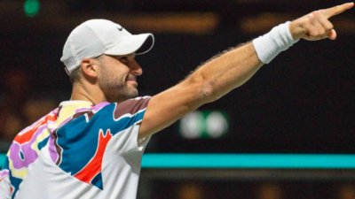 Единственият българин в тенис елита Григор Димитров изигра най слабия си