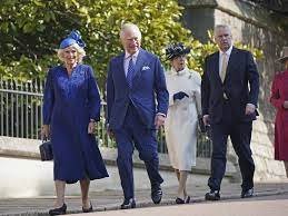 Крал Чарлз Трети и високопоставени членове на британската кралска фамилия