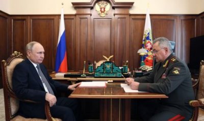 Руският министър на отбраната Сергей Шойгу днес осведоми президента Владимир